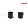 4-24pcs Round Furniture Foot Caps Chair Table Sofa Anti-Slip Silent Rubber Leg Pad Wooden Floor Anti-Scratch Protective Pad