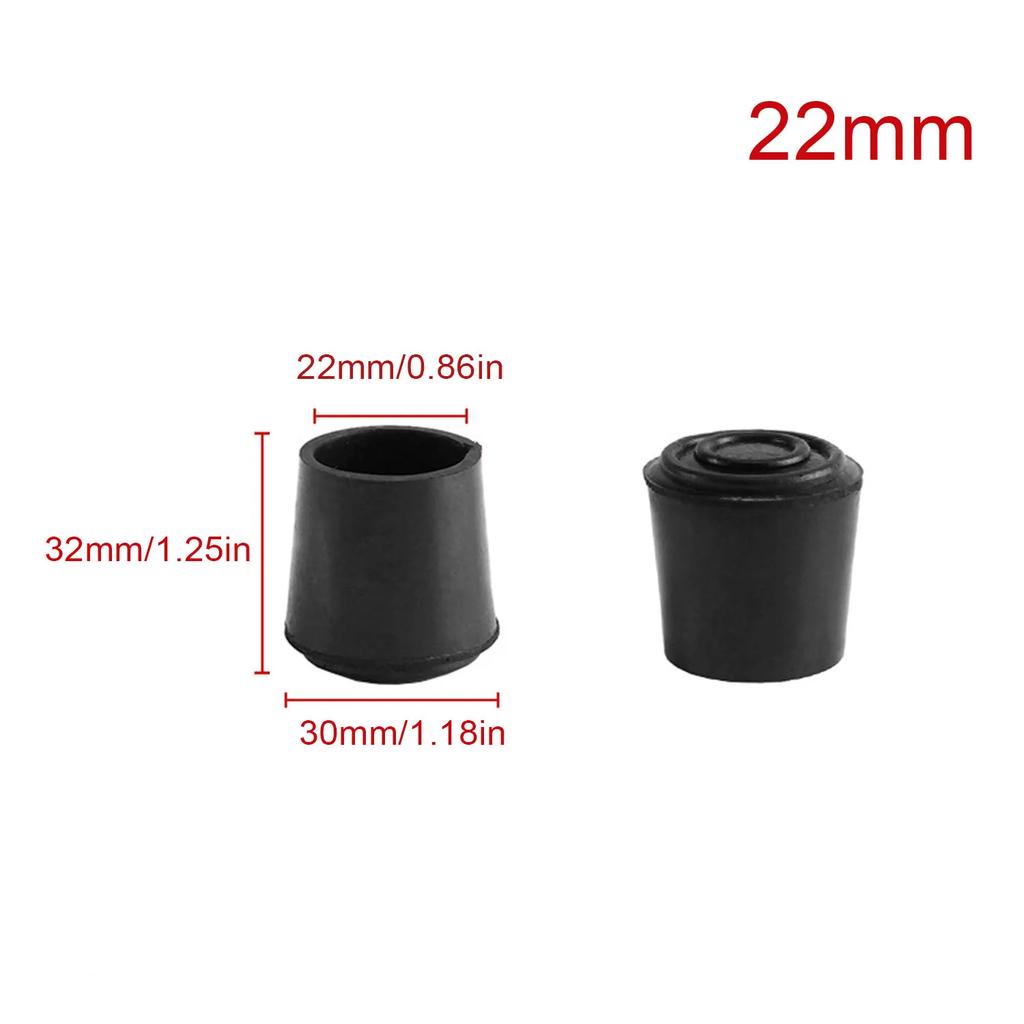 4-24pcs Round Furniture Foot Caps Chair Table Sofa Anti-Slip Silent Rubber Leg Pad Wooden Floor Anti-Scratch Protective Pad