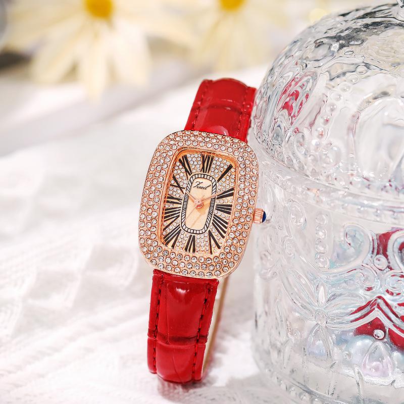 Uhr Zigeuneruhr Damen Diamant Britische Taubenei Gürtel Kleine Grüne Uhr