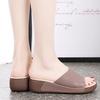Women Slide Slippers Sandals Outdoor Open Toe Chunky Slippers Casual Thick Sole Height Increase Platform Sandals