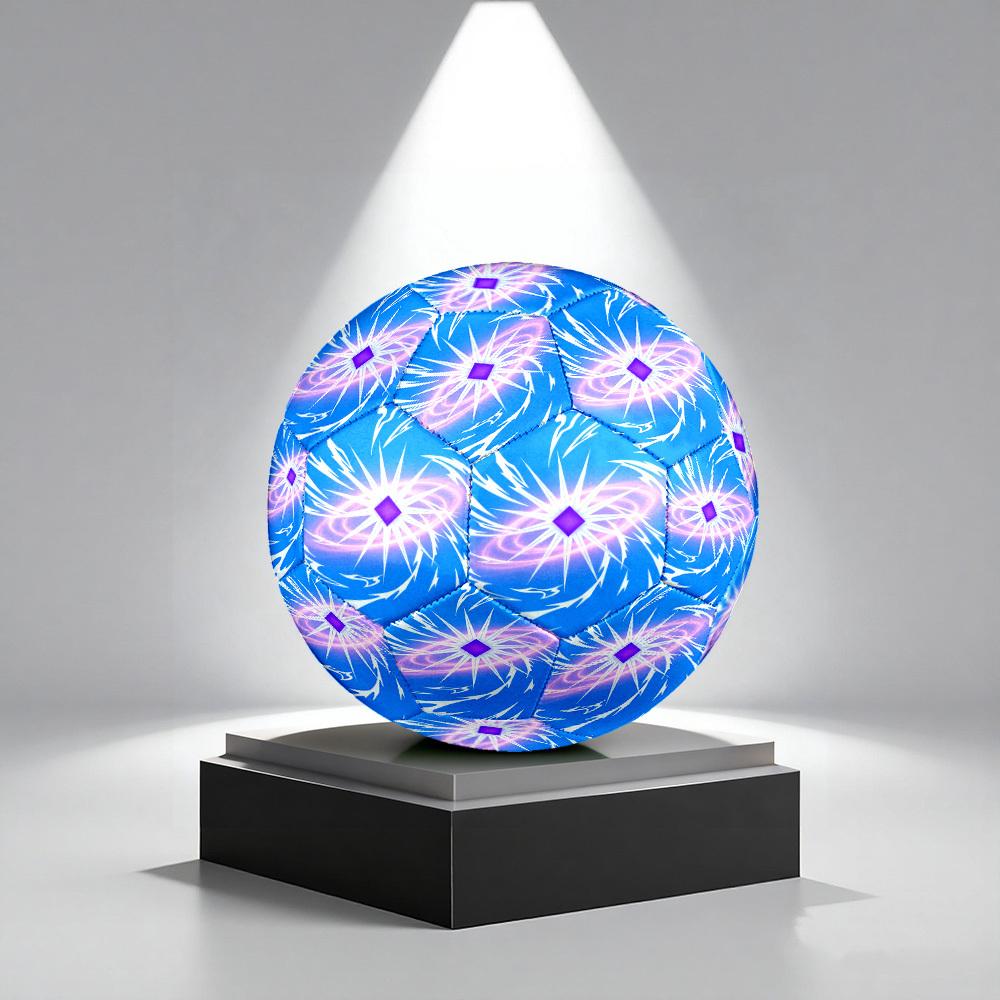 1pc Cosmic Energy Burst Size 5 Soccer Ball Professional Match Training Football Indoor &Outdoor Sports Ball Lightweight Durable C6567