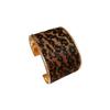 Unisex Leopard Print Leather Bangle: Trendy Ins-Style European & American Bracelet