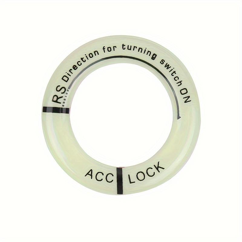 

Car Ignition Switch Glow Sticker Ring: Universal 3D Decal for Car & Motorcycle Key Ring Ambient Lighting Decor