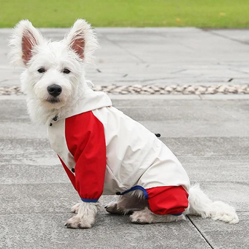 Waterproof Pet Raincoat for Small Dogs Summer Puppy Dog Jumpsuit Clothes Yorkies Chihuahua Pinscher Raincoats Mascotas Overalls