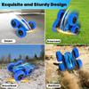 Remote Control Car, 4WD RC Cars with Double Sided 360 Degrees Tumbling and Rotating, 2.4GHZ RC Stunt Car with LED