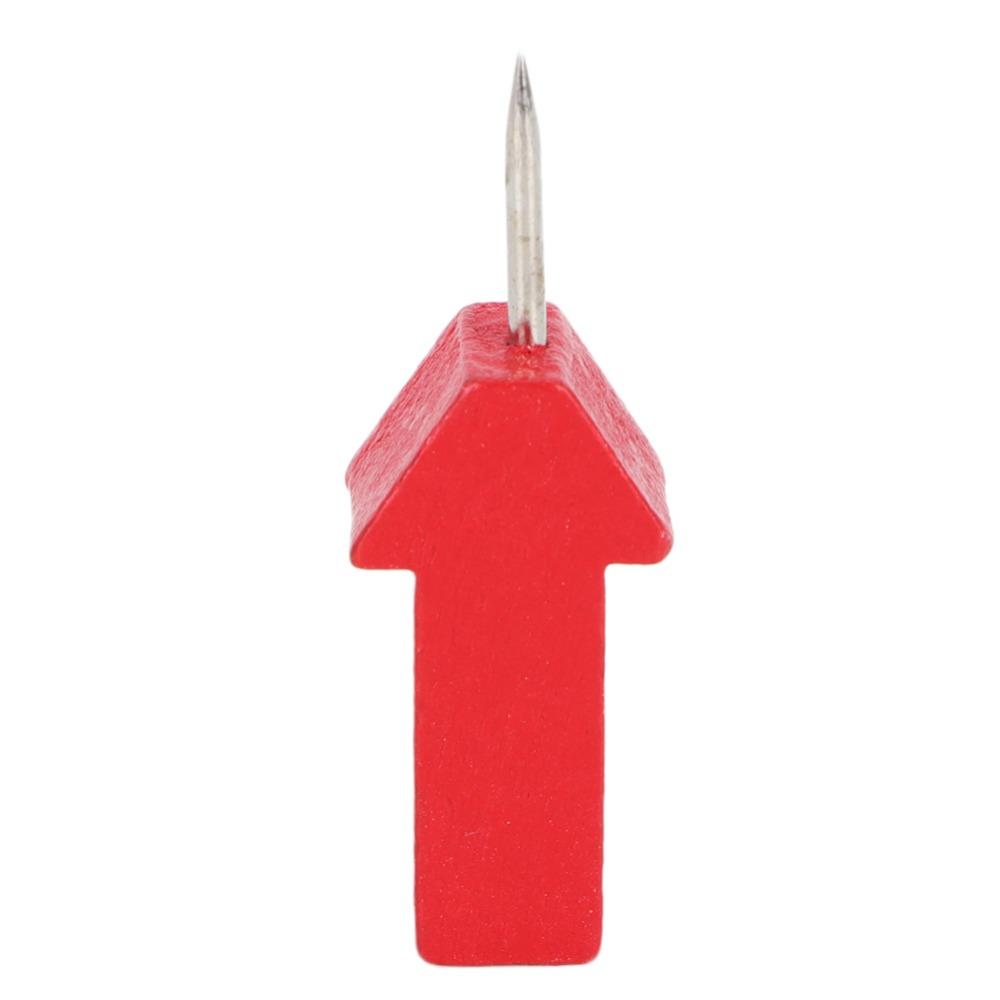 40Pcs/ 25Pcs Thumbtack Red Star/Red Arrow Shape Photo Fixing Nail Push Pins  Bulletin Board