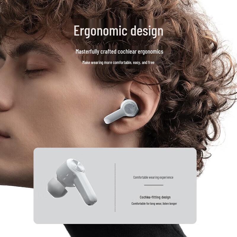 Bach Johann T40 Wireless Noise-Cancelling Bluetooth Earbuds