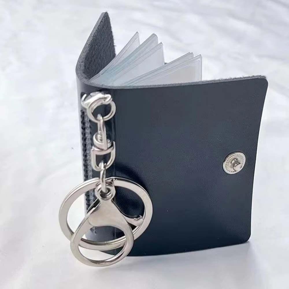 2 Inch Photo Album Keychain DIY Wallet Photo Card Holder Portable Mini Photo Album  Bag Charm