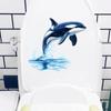 Orca-Toilettenaufkleber im Ozean-Stil, Kreative dekorative Aufkleber für Badezimmer und Toiletten