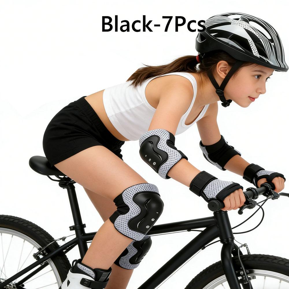 Kids Knee Pads and Elbow Pads Guards Protective Gear Set Safety Gear for Roller Skates Cycling Bike Skateboard Sports