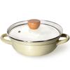 atRise Enamel Perfect for Brightens Up Your Direct and Induction Cocotte, Single-Person Cooking, Kitchen, Gas, Heat, Compatible, Single-Serve