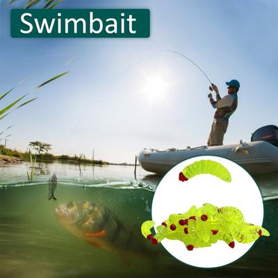 Worm Fishing Lure Realistic Looking Bright Color Flexible Strong Buoyancy Portable Soft Bait Worm Artificial Lure Accessories