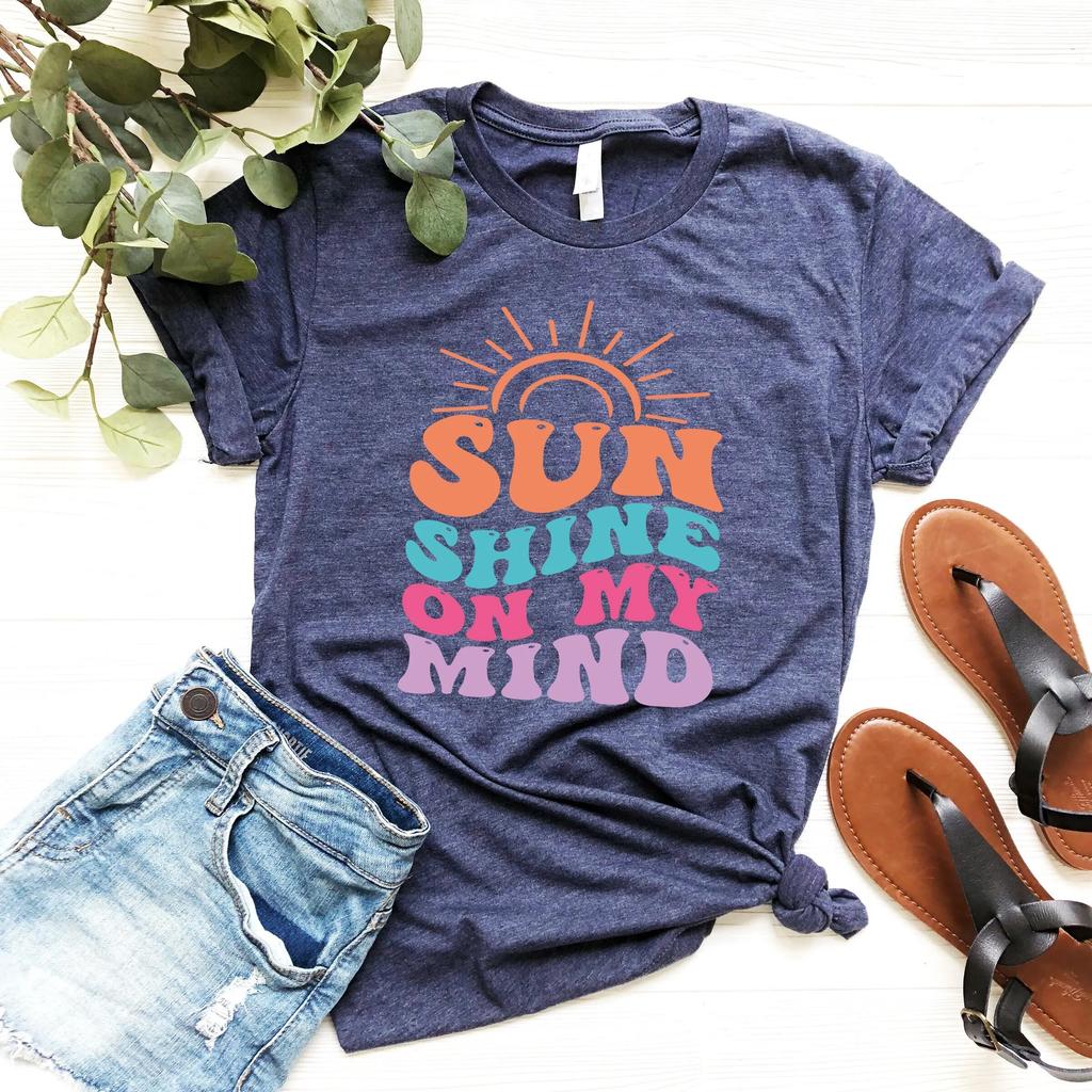 Sunshine Summer T Shirt Beach Vibes Vacation Holiday Family Matching Life