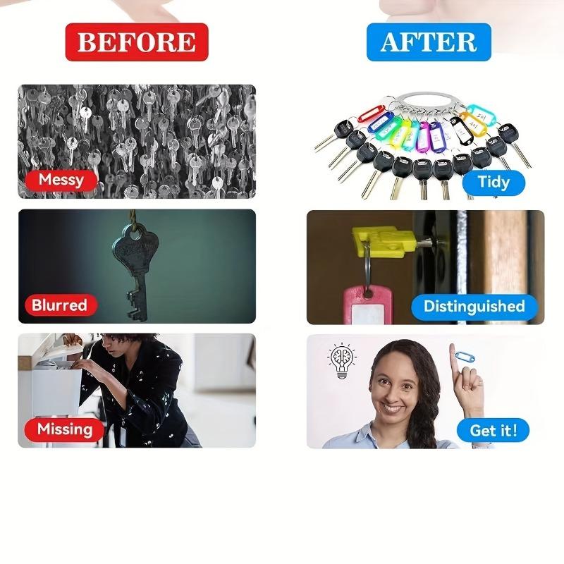 Colorful PP Plastic Key Label