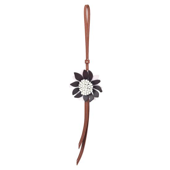 Bag Pendant Imitation Sunflower Leather Crossbody Bag Shape Hand-Cut Pendant Bags Keys