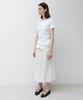 INSILENCE WOMEN Washed Rib Half Sleeve White