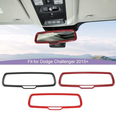 Rearview Mirror Decoration Protective Cover For  Dodge Challenger For Dodge Charger For Dodge RAM For Dodge Durango Car Interior Accessories