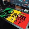 Bob Marley Poster Farbe Mauspads Großes Gaming Tischkissen Rutschfestes Laptop Tablet Großes Mauspads XXL Matte Mini PC Spielmatte Mit Verriegeltem Rand