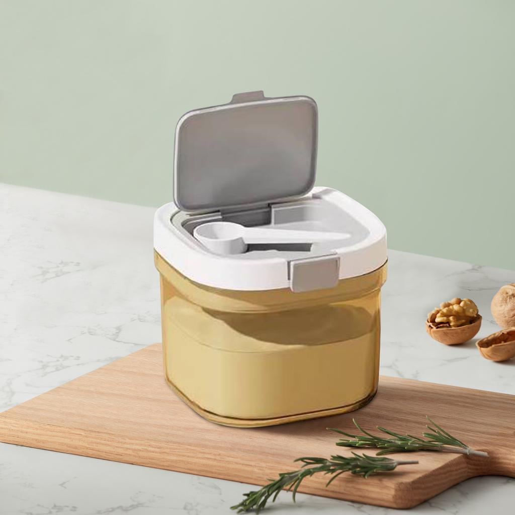 Food Storage Container with Scoop Milk Powder Container Airtight Kitchen Food Storage Jar for Cereal Flour & Snack Container