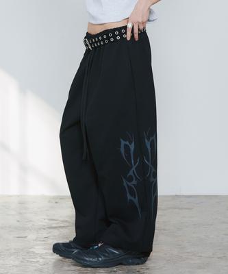 D.XO.H Thunder Logo Pants Black/Charcoal