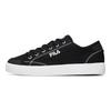 Fila Lona Cómodas Ligeras Transpirables Zapatillas de Skate de Caña Baja Zapatillas de Mujer Negro F12W024401FBK