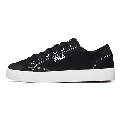 Canvas Comfortable Lightweight Breathable Low-Top Skate Shoes Women Sneakers Black F12W024401FBK