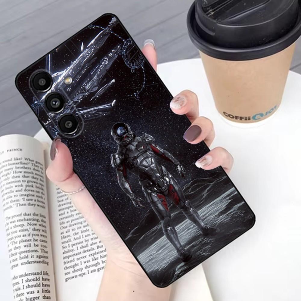 N7 Game M-Mass E-Effect Phone Case For Samsung S 25,24,21,22,23,30,20,Ultra,Plus,Fe,Lite,Note,10,9,5G Black Soft