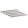 10Pcs Garden Edging Border 201 Stainless Steel Landscape Edging Kit for Flower Grass Yard