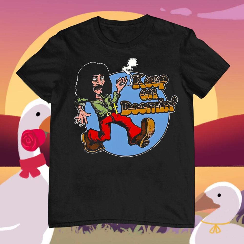 Tony Iommi Caricature T Shirt Black Size S5XL Unisex T-Shirt XL