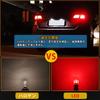 S25 Double LED Bulb for Super Tail 3030SMD BAY15D LED LED High Vehicle Inspection Compatible with Japanese Vehicles 12V-24V Vehicles, Red, Bright,