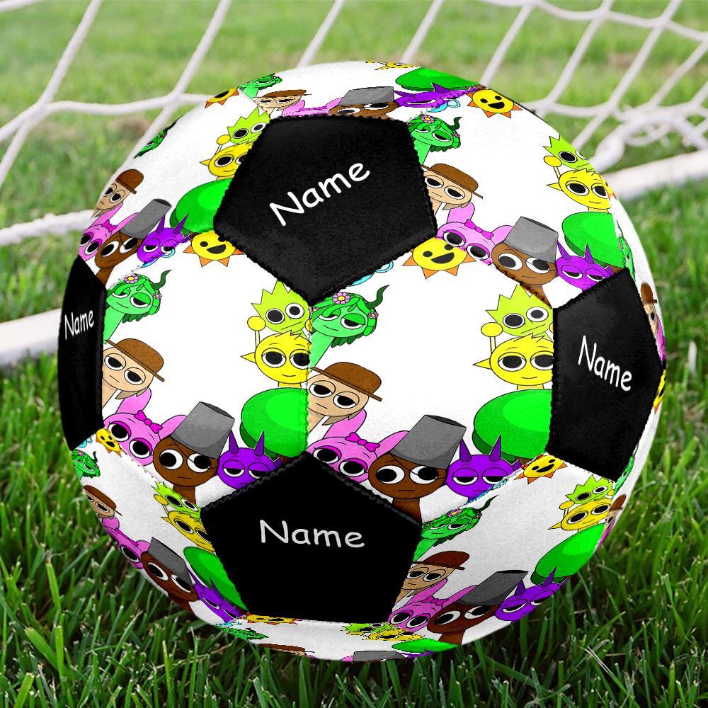 Custom Name Sprunki Theme Size 5 Soccer Ball, Suitable for Both Indoor and Outdoor Matches, a Gift Suitable for Everyone.
