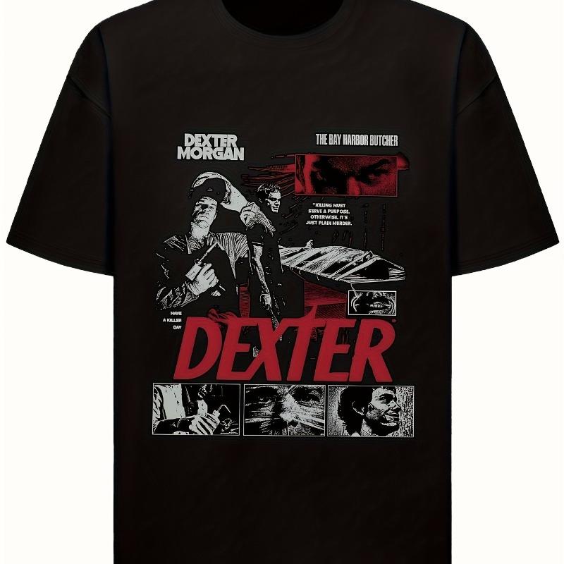Bay Harbor Butcher Dexter For Morgan Print Tshirt Summer Versatile Trendy Round Neck Short Sleeve Casual Top For Unisex