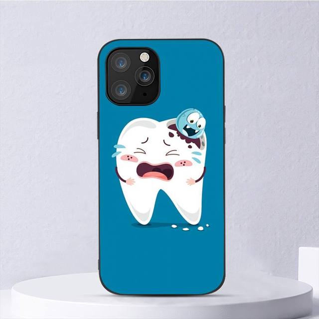 

Милый чехол для телефона с зубами и зубами для Iphone 11 12 Mini 13 14 Pro Xs Max X 8 7 6s Plus 5 Se Xr Shell iPhone12PROMAX
