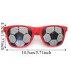 Plastic Soccer Sunglasses Stylish Solid Color Decorative Glasses Frame Lightweight Prop Decoration Football Sunglasses