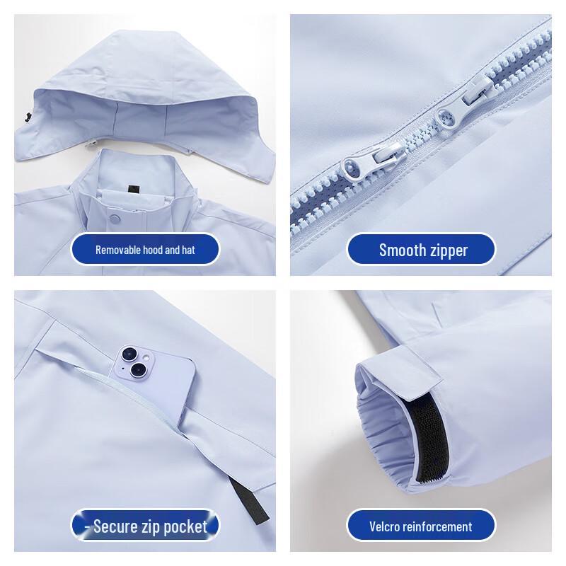 EASTERN CAMEL Men's Hooded Waterproof Outdoor Jacket