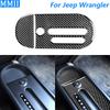 For Jeep Wrangler 2007-2010 Carbon Fiber Central Gear Shift Control Panel Decorative Cover Car Accessories Decoration Sticker
