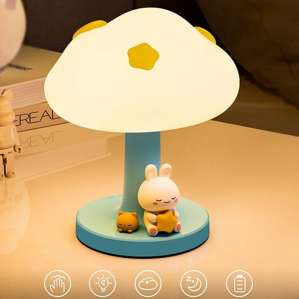 Dimming Cloud Table Lamp USB Charging Bedside Table Lamp Sleeping Atmosphere  Light  Bedside