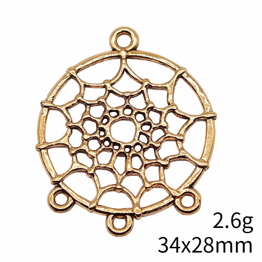 NewArrivals Jewelry Findings Angel Dream Catcher Earring Connector Accessories Parts Women's Bag Accessories For Women
