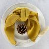 10PCS Decoration Mariage Gauze Crepe Cloth Napkins Pure Cotton Fabric Wedding Decor Everyday Use Dinner Tea Towel Table Village