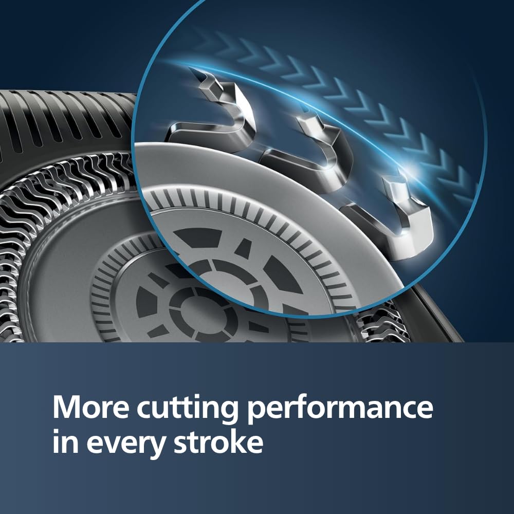 Original Philips Ersatzklingen für Series Rasierer Precision 5000/7000 (Stihl Klingen) SH71/51 (2-Jahres-Vorrat)