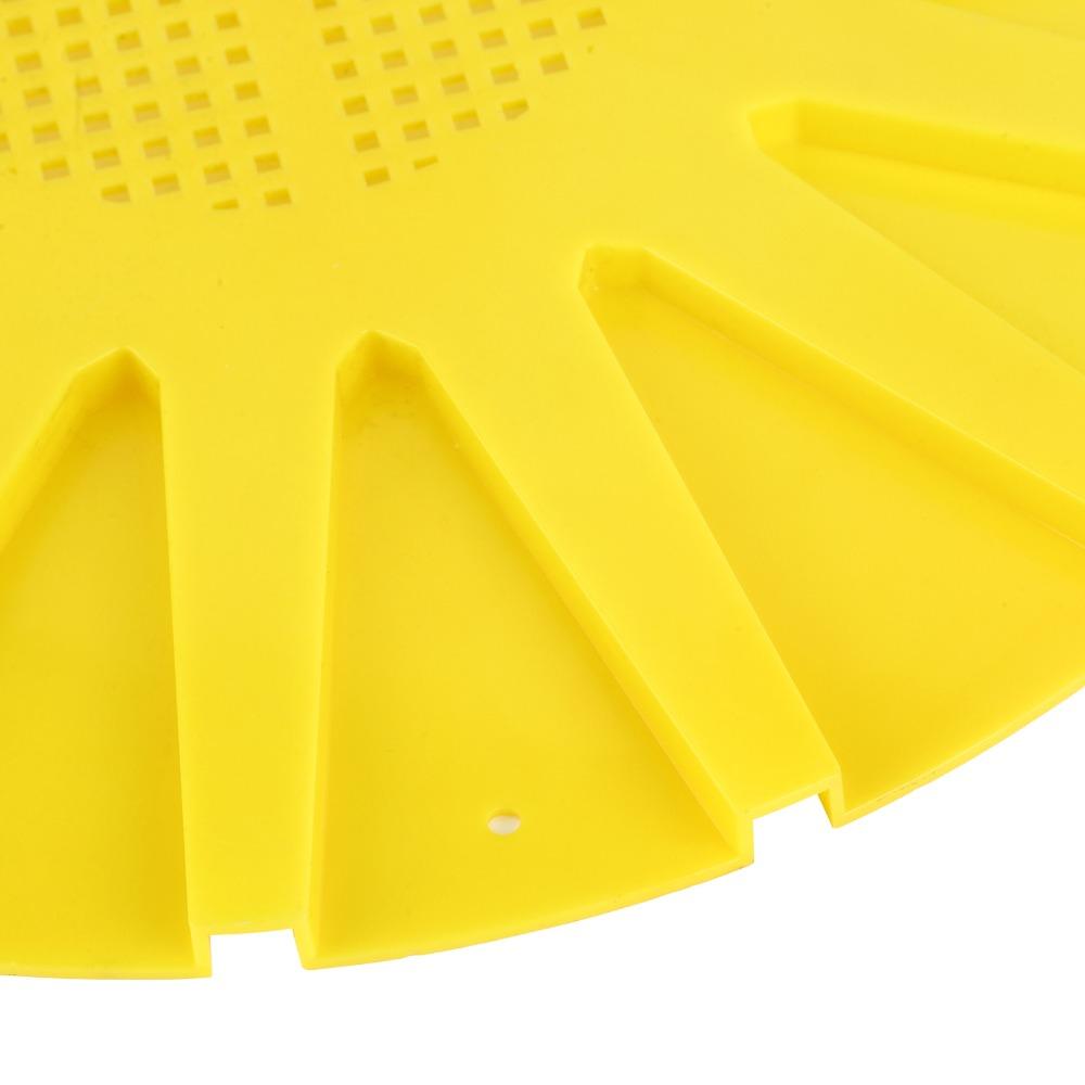 3Pcs 16 Passage Bee Escape Disc Yellow ABS Beehive Exit Disc Durable Lightweight Anti-Running Tool Beehive Ventilation