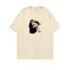 ONE PIECE Luffy Tshirt Mens and Womens Animation Periphery Pure Cotton Couple Summer Wear King of Voyages Luffy Short Sleeve