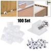 100 X Repair Fixing Drawer Chest Bottom Sagging Support Mending Mend Wedge Screw
