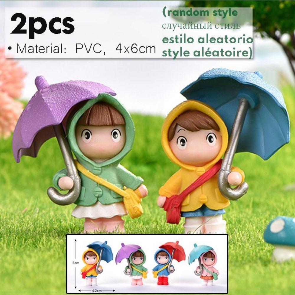 New Lovers Figures Couple Miniature Home Decor People Boy Girl Model Princess Fairy Gnome Valentine's Day Gift Dollhouse