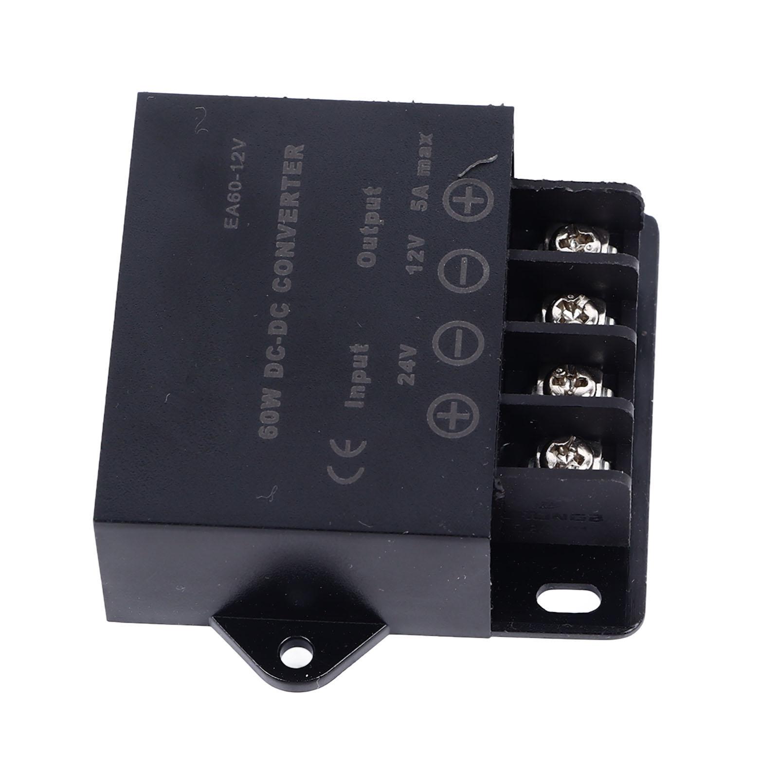 

Перетворювач постійної напруги 24 В на 12 В, понижуючий перетворювач живлення, регулятор напруги для бортового обладнання, 5 А