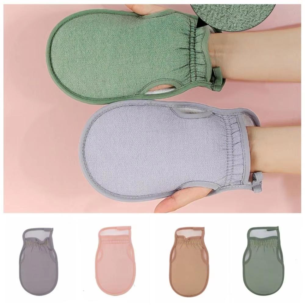 Gentle Exfoliating Bath Glove for Women Skin Friendly Deep Cleansing Back Scrubber Reusable Quick Dry Bath Accessory Effective Yet Safe Body Scrubber