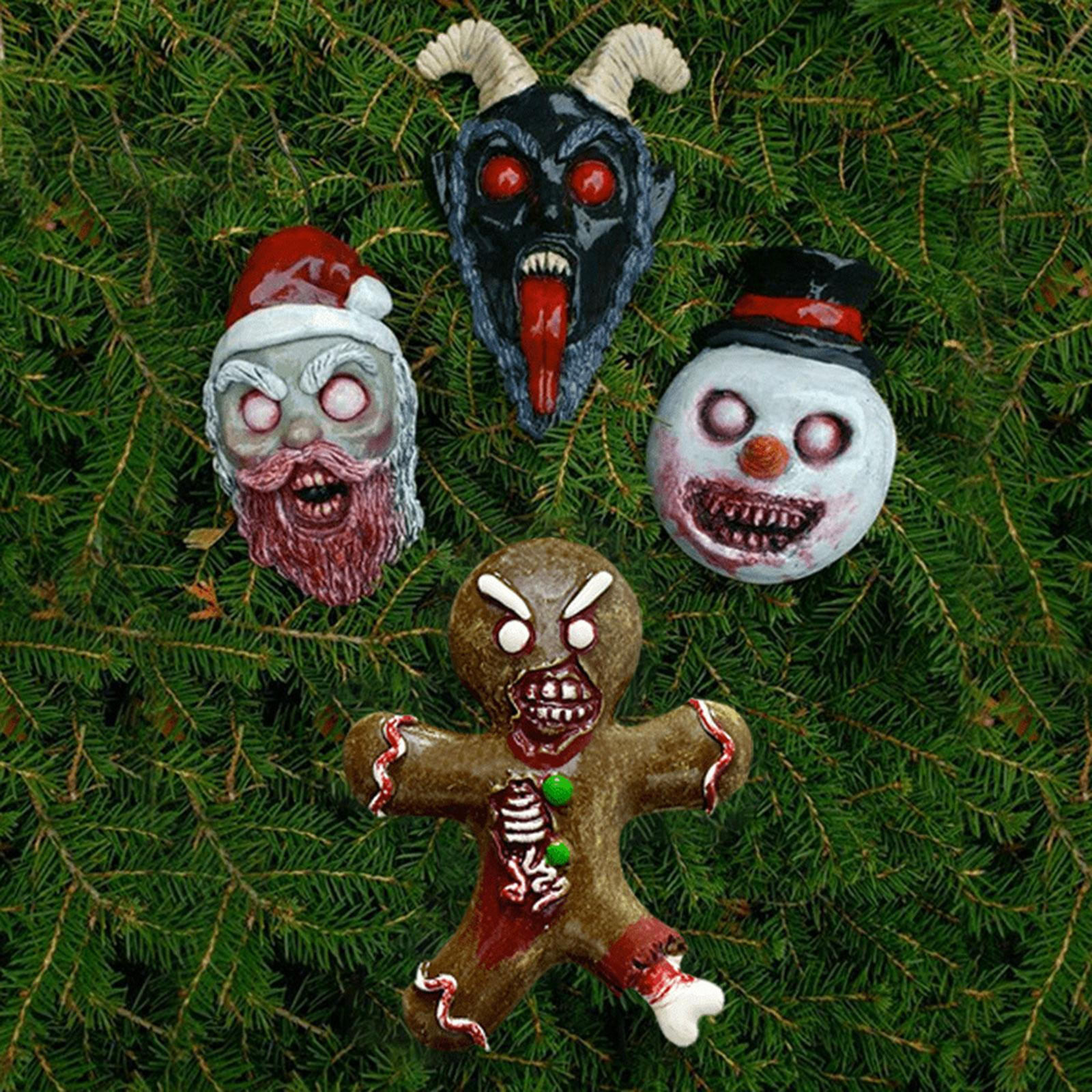 

4x Halloween Hanging Decorations Christmas Tree Ornaments Decorative Decor Xmas