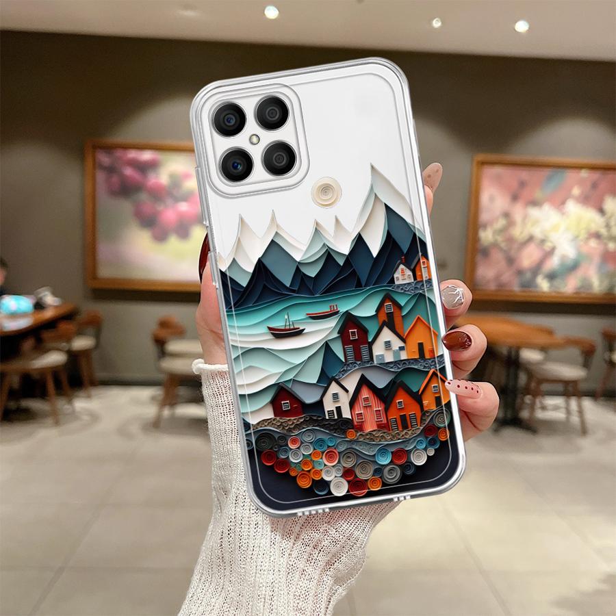 

Case for Honor X8a X9a X9b X7b X8b 90 Lite X8 Soft Phone Cover Summer Sky Suspension Honor 90