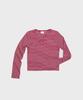 Oul Long Sleeve Slim T Shirt We Love Rasberry Stripe