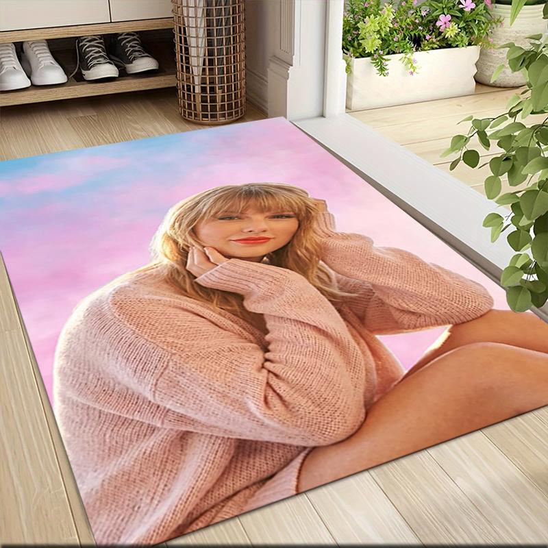 1Pc Winter Performance Pink Carpet Rug Customizable Soft Washable Antislip Home Living Room Sofa Mats Personalized Rug 0917182